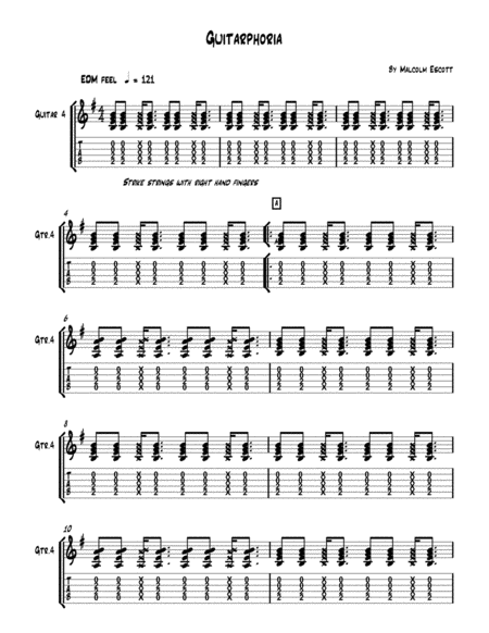 Guitarphoria Guitar4 Sheet Music