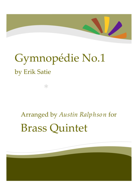 Free Sheet Music Gymnopedie No 1 Brass Quintet