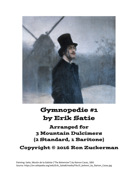 Gymnopedie No 1 Sheet Music