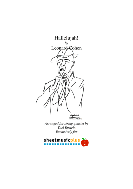 Hallelujah By Leonard Cohen Arranged For String Quartet Sheet Music