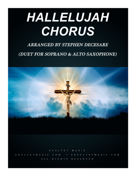 Hallelujah Chorus Duet For Soprano Alto Saxophone Sheet Music