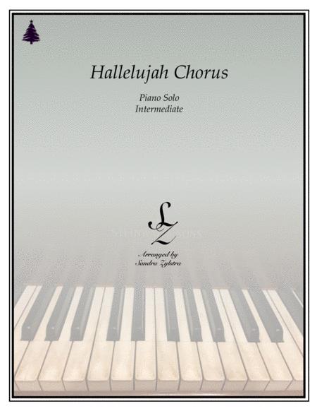 Hallelujah Chorus Intermediate Piano Solo Sheet Music