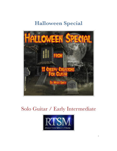 Halloween Special From 13 Creepy Creations For Guitar Sheet Music