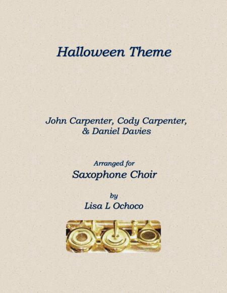 Free Sheet Music Halloween Theme For Saxophone Choir