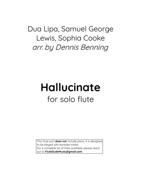 Hallucinate For Solo Flute No Piano Sheet Music