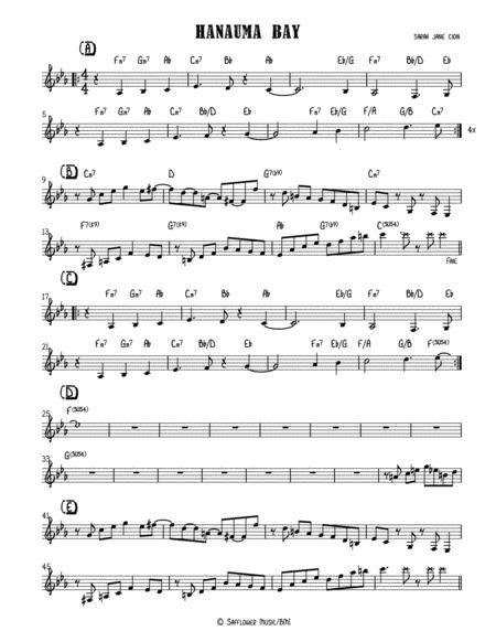 Hanauma Bay Sheet Music