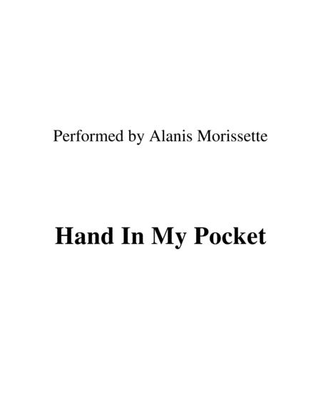 Free Sheet Music Hand In My Pocket Lead Sheet Performed By Alanis Morissette