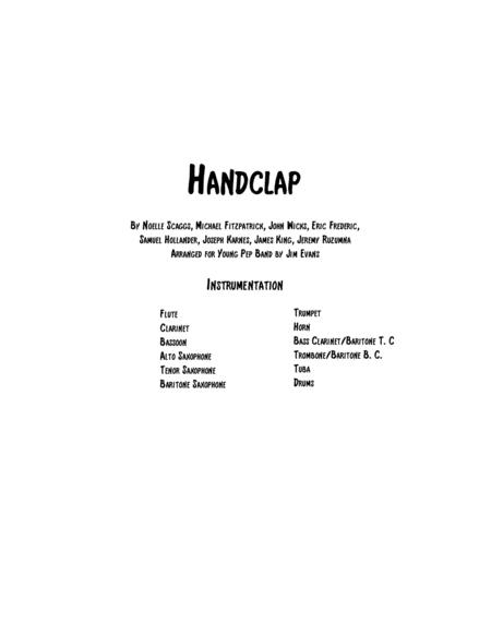 Free Sheet Music Handclap