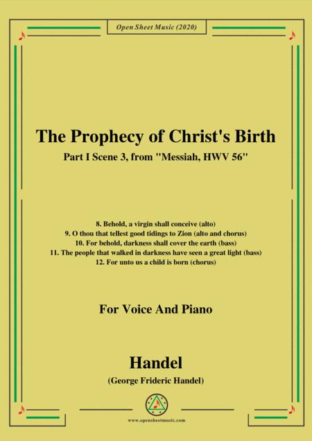 Handel Messiah Hwv 56 Part I Scene 3 For Voice Piano Sheet Music