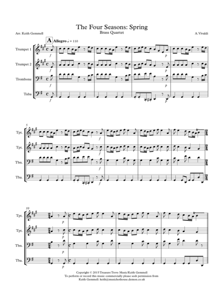 Handel Quando Spieghi In B Flat Major For Voice And Piano Sheet Music