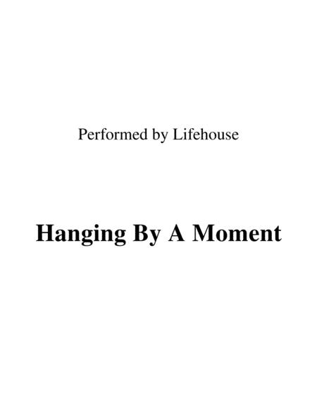Hanging By A Moment Lead Sheet Performed By Lifehouse Sheet Music