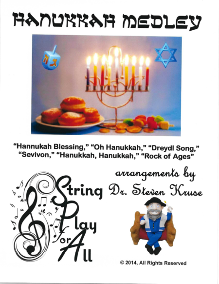 Hanukkah Medley For Violin Ensemble Sheet Music