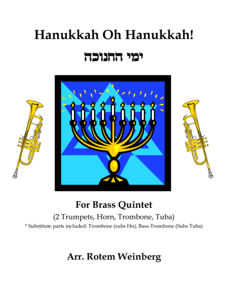 Hanukkah Oh Hanukkah Brass Sheet Music