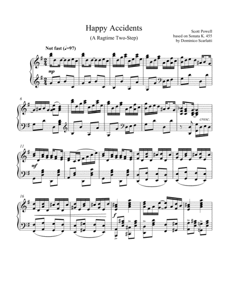 Happy Accidents Sheet Music