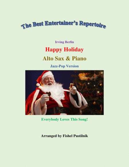 Free Sheet Music Happy Holiday For Alto Sax And Piano Video