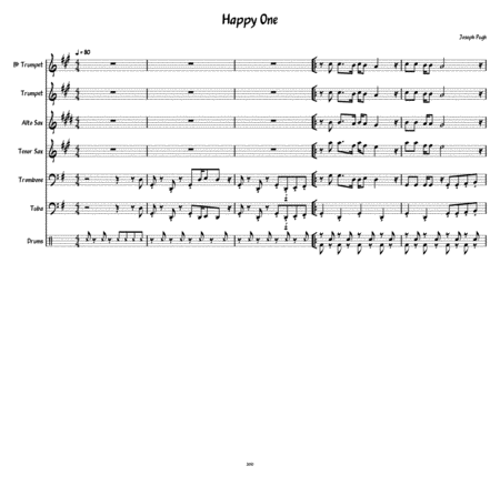 Free Sheet Music Happy One