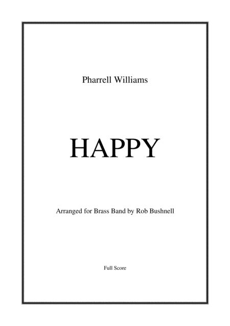 Happy Pharrell Williams Brass Band Sheet Music