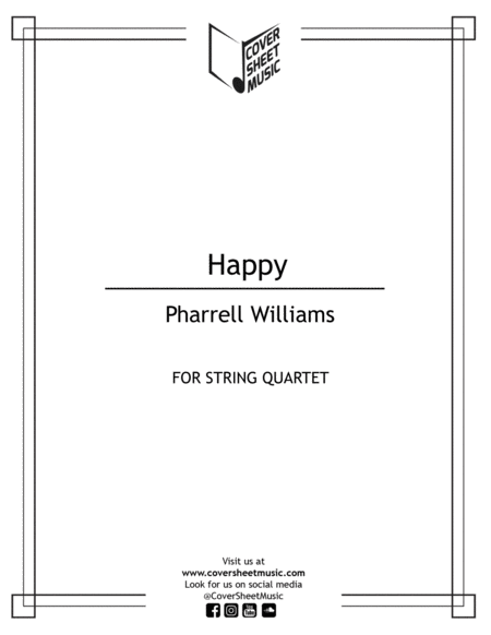 Happy String Quartet Sheet Music