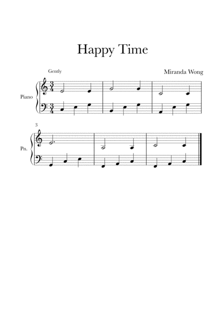 Happy Time Children Piano Favorites Sheet Music