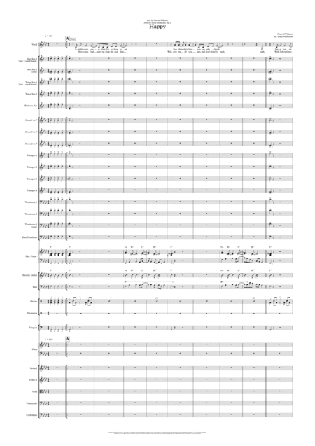 Free Sheet Music Happy Vocal With Small Band Big Band Or Pops Orchestra F Minor