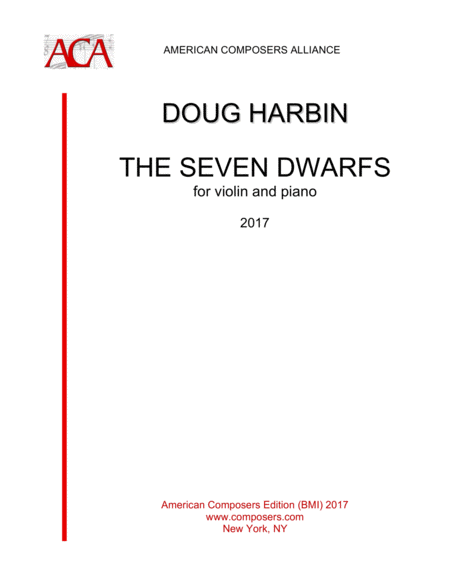 Free Sheet Music Harbin The Seven Dwarves