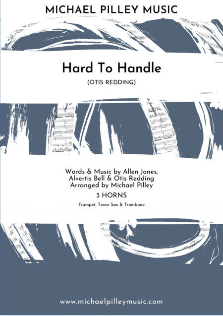 Free Sheet Music Hard To Handle Otis Redding 3 Horns