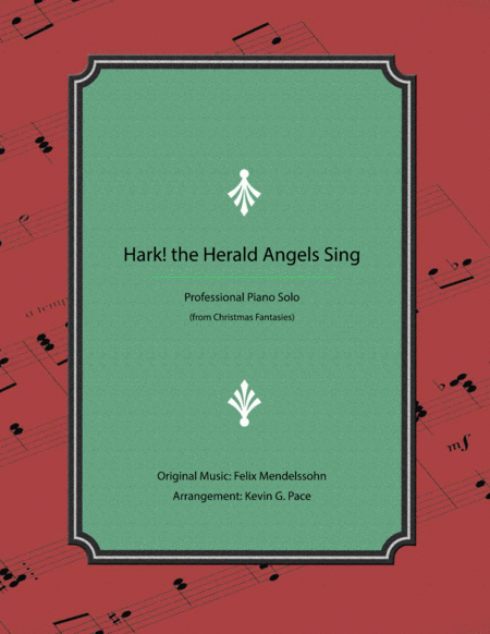 Hark The Herald Angels Sing Advanced Christmas Piano Solo Sheet Music