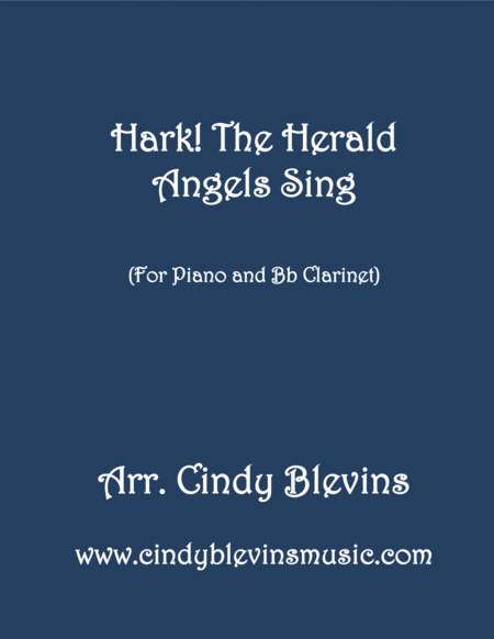 Hark The Herald Angels Sing Arranged For Piano And Bb Clarinet Sheet Music