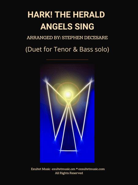 Hark The Herald Angels Sing Duet For Tenor And Bass Solo Sheet Music