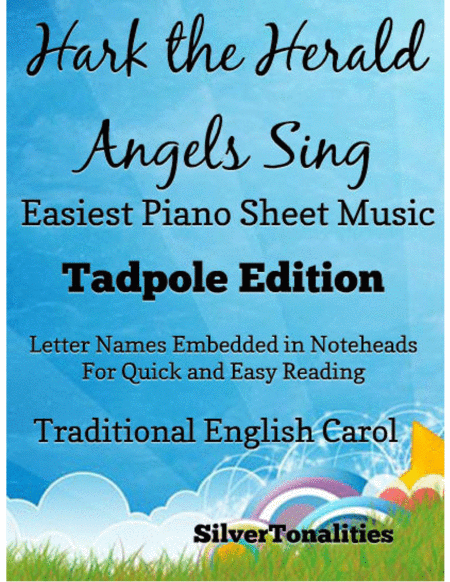 Hark The Herald Angels Sing Easiest Piano Tadpole Edition Sheet Music