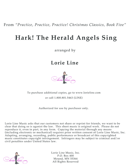 Hark The Herald Angels Sing Easy Sheet Music