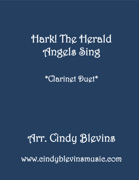 Hark The Herald Angels Sing For Clarinet Duet Sheet Music