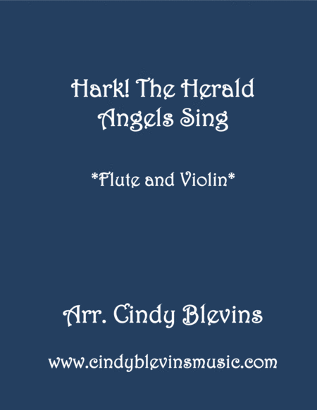 Hark The Herald Angels Sing For Flute And Violin Sheet Music