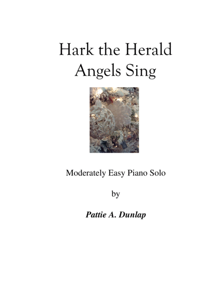 Hark The Herald Angels Sing L H Melody Sheet Music