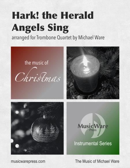 Hark The Herald Angels Sing Trombone Quartet Sheet Music