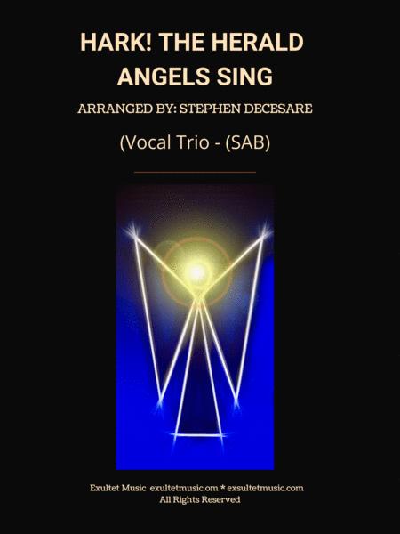 Hark The Herald Angels Sing Vocal Trio Sab Sheet Music