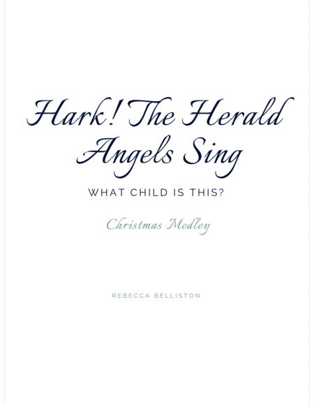 Hark The Herald Angels Sing What Child Is This Medley Vocal Duet Sheet Music