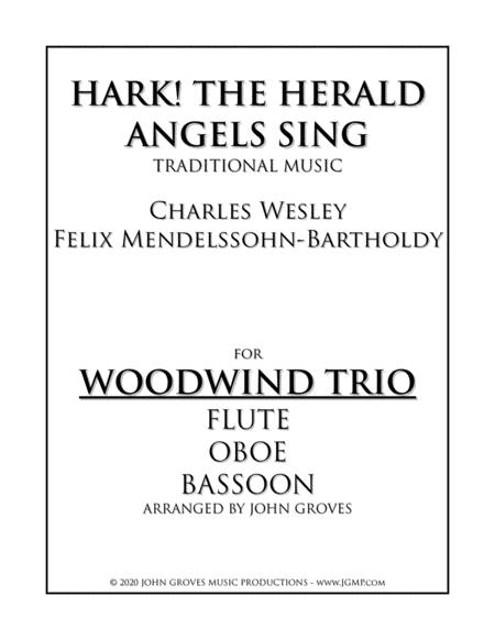 Hark The Herald Angels Sing Woodwind Trio Sheet Music