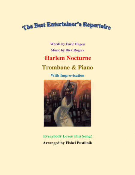 Harlem Nocturne For Trombone And Piano With Improvisation Sheet Music