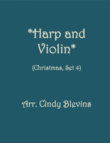 Harp And Violin For Christmas Set Four Sheet Music