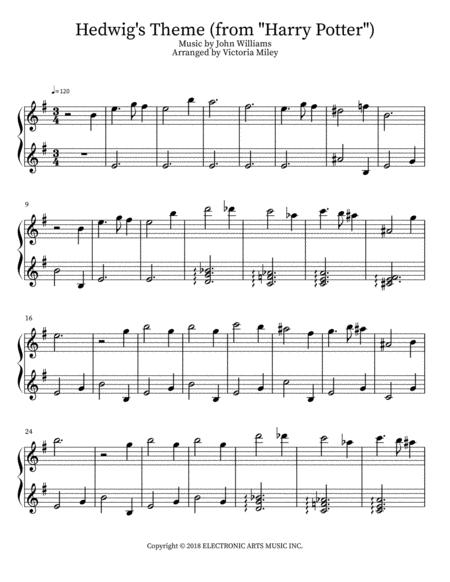 Harry Potter Hedwigs Theme Sheet Music