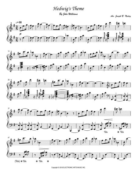 Harry Potter Philosophers Stone Hedwig Theme Sheet Music