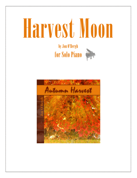 Harvest Moon Easy Solo Piano Sheet Music