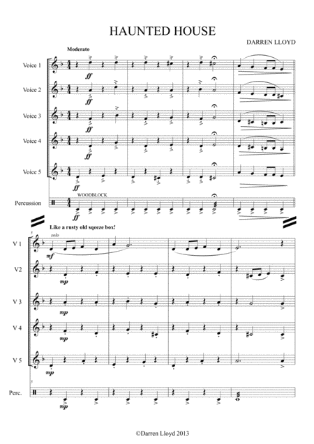 Haunted House Sheet Music