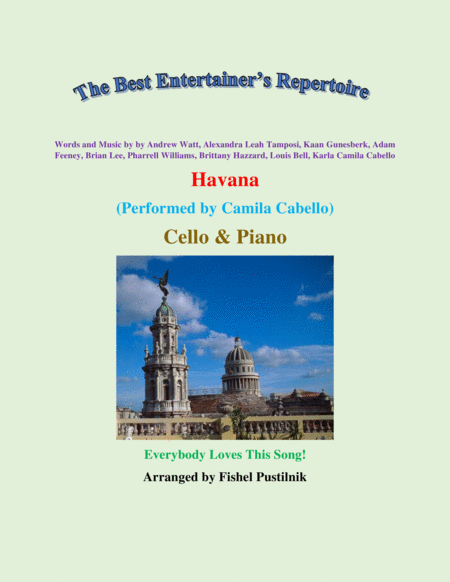 Havana For Cello And Piano Video Sheet Music