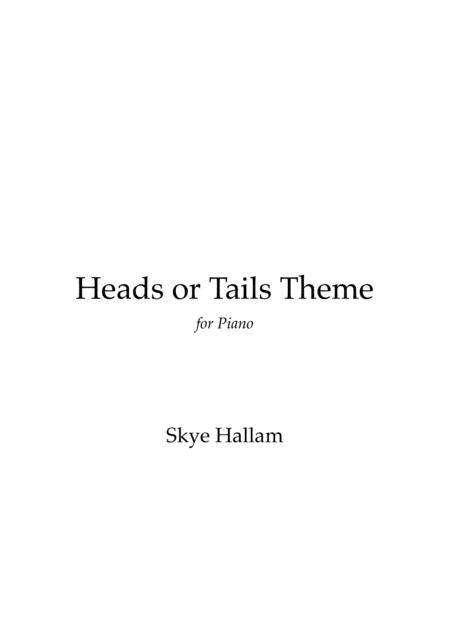 Free Sheet Music Heads Or Tails Theme
