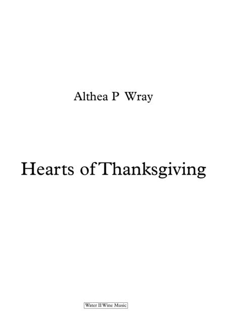 Free Sheet Music Hearts Of Thanksgiving