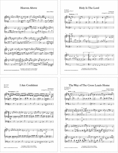 Heaven Above A Collection Of Sacred Organ Solos Orc05 Sheet Music