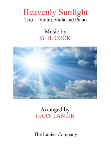 Heavenly Sunlight Trio Violin Viola And Piano With Score Parts Sheet Music