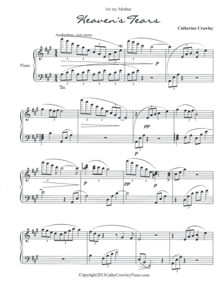 Heavens Tears Sheet Music